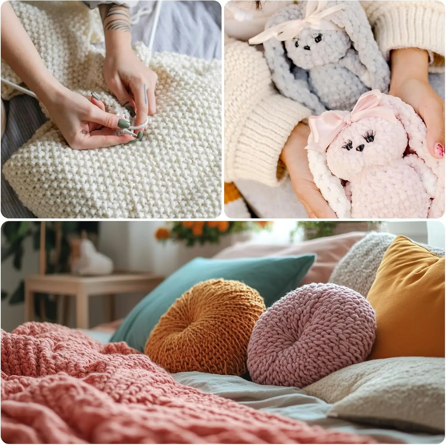 Chenille Gold Velvet YarnSoft Warm Scarf Line Hand Woven Yarn Hand-knitted Crochet Thread Clothing Hat Sewing Accessories 3