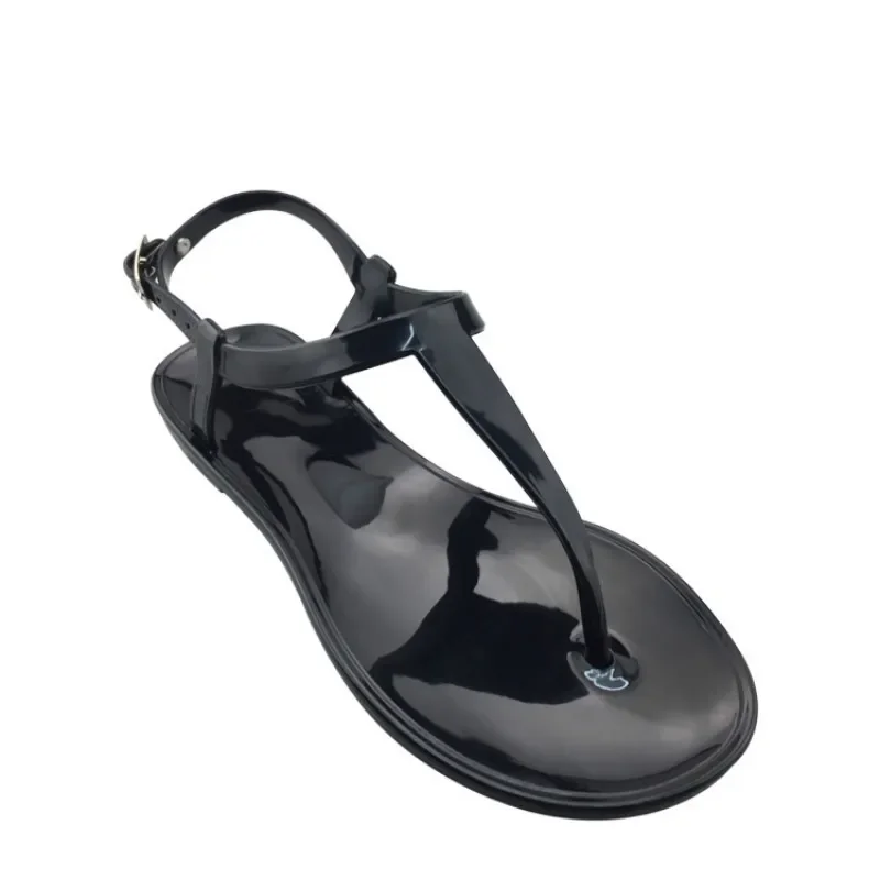 Women Sandals Summer Ladies Jelly Shoes Flat Outdoor Beach Leisure Multi-color Sandals