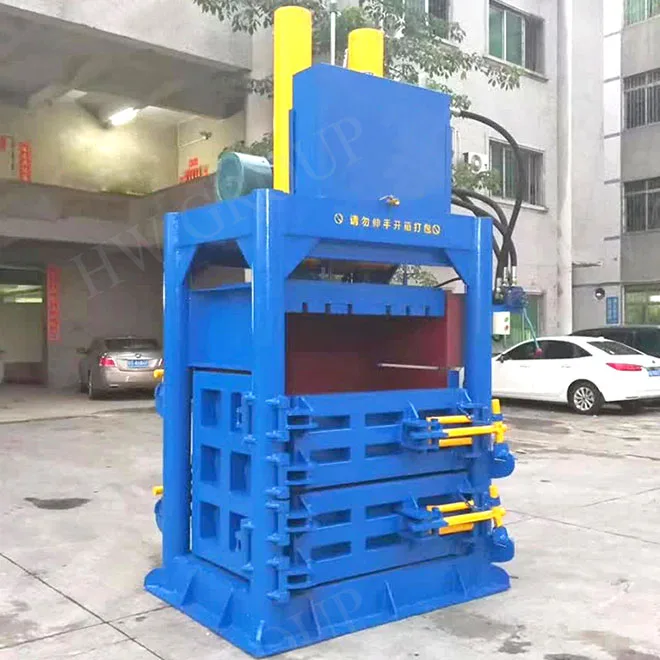 Plastic Metal Scrap Garbage Compressor Compactor Hydraulic Baler Machine