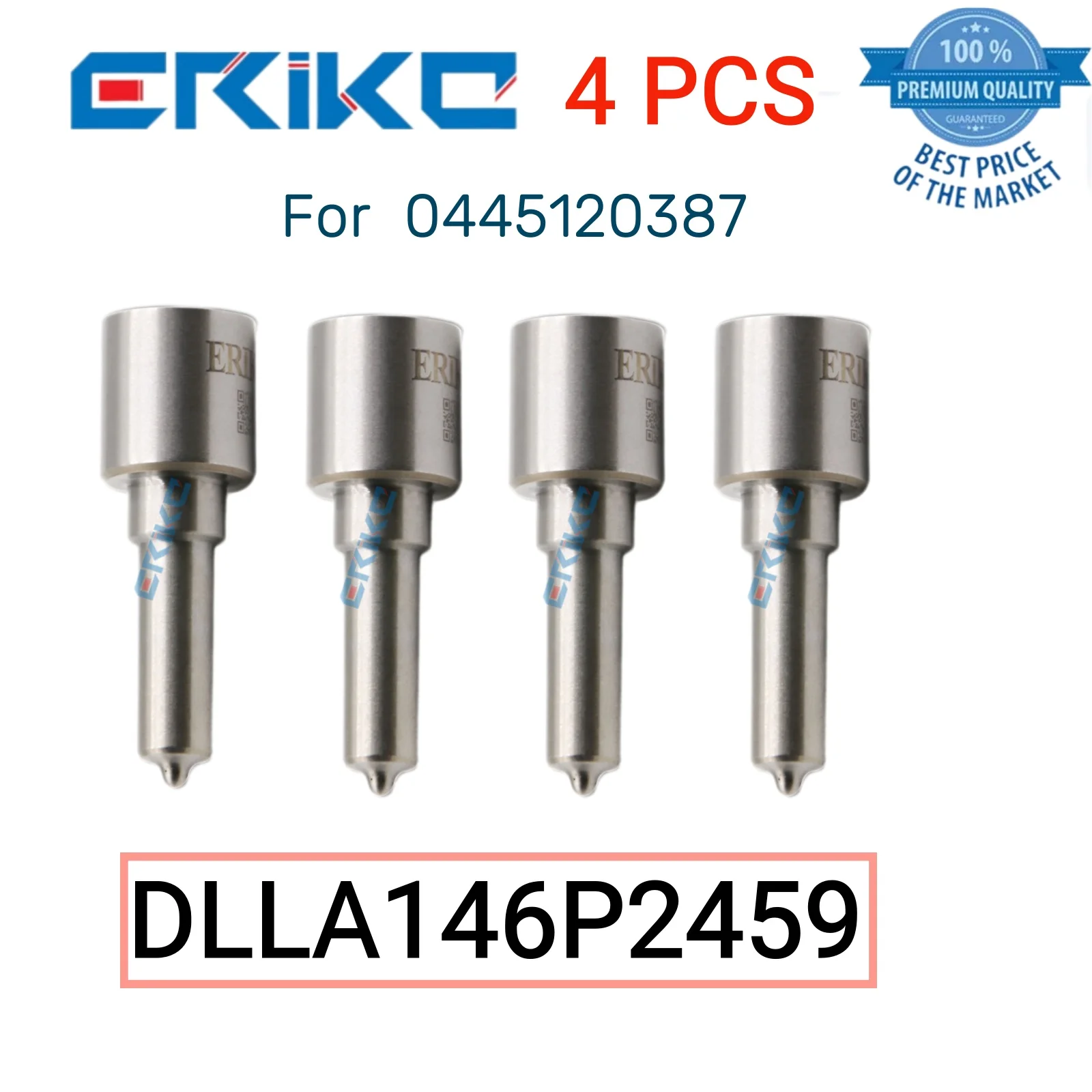 

4 PCS DLLA146P2459 Nozzle Diesel Engine 0 433 172 459 DLLA 146 P 2459 Nozzle in Fuel Injector DLLA 146P2459 for 0445120387