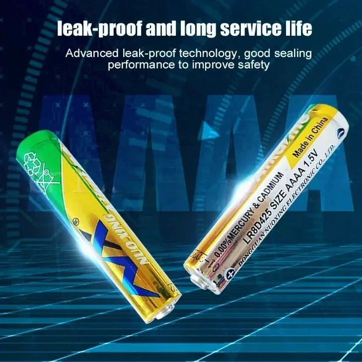 AAAA E96 LR61 LR8D425 1.5V Alkaline Battery 4PCS For Stylus Laser Pen Touch Bluetooth Earphone Clock LR8D425 MN2500 MX2500 alkaline battery disposable battery