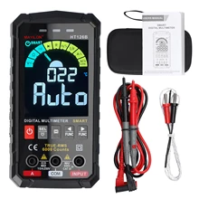 

Handheld Portable Intelligent Digital Multimeter Large Screen Display 6000 Counts NCV True RMS Measurement with Backlight Data