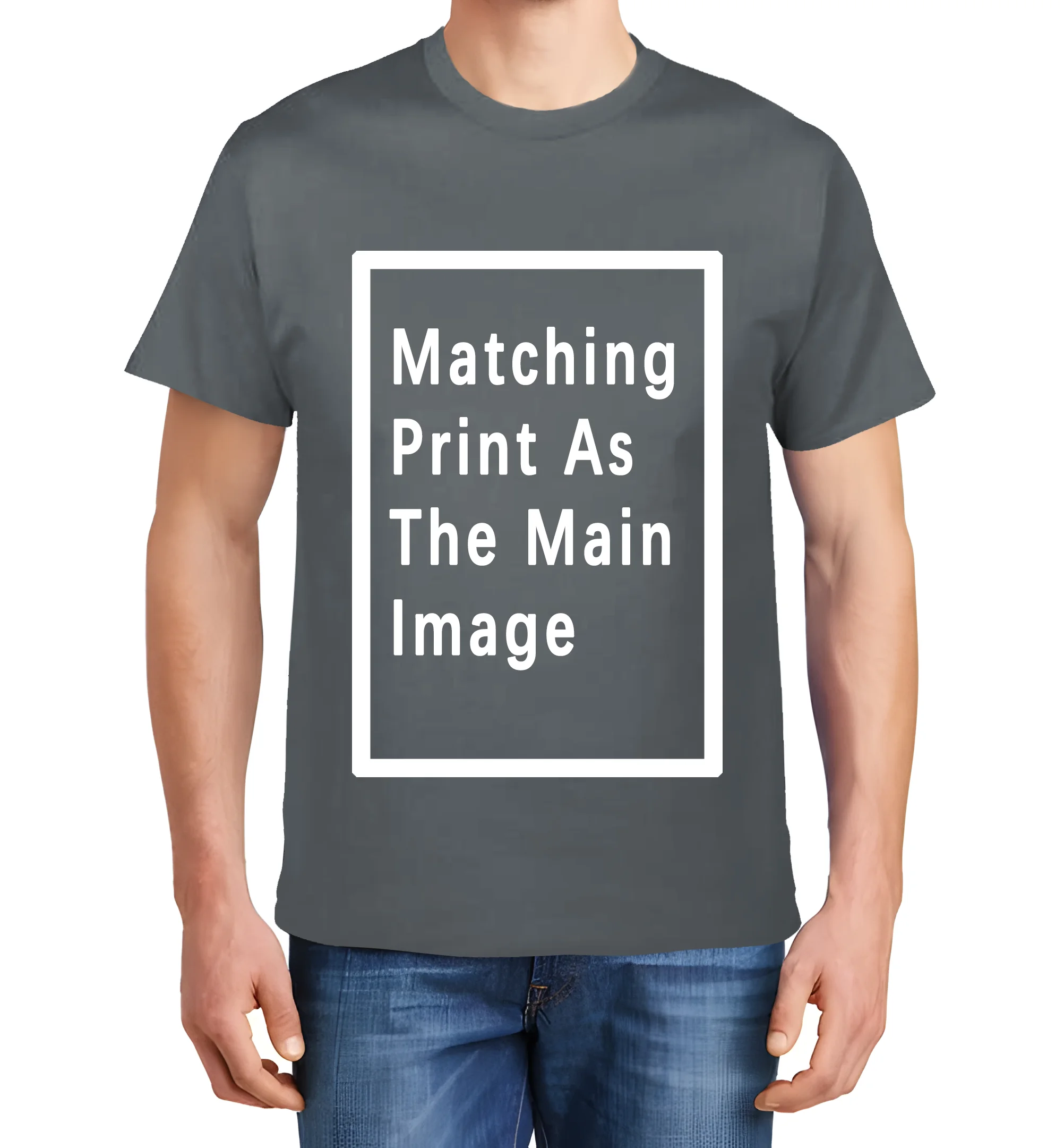 thumbnail image 1 of Paquete de 1, 3 y 5 camisetas para hombre, 100 % algodón, lisas, cortas, camisetas, camisetas al por mayor, 1 of 5