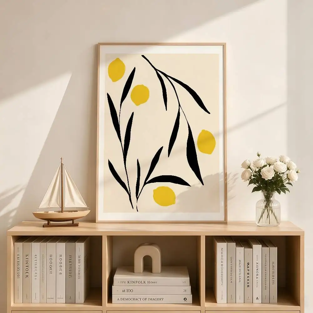 Nordic Minimalist Abstract Line Art - Retro Wall Decor