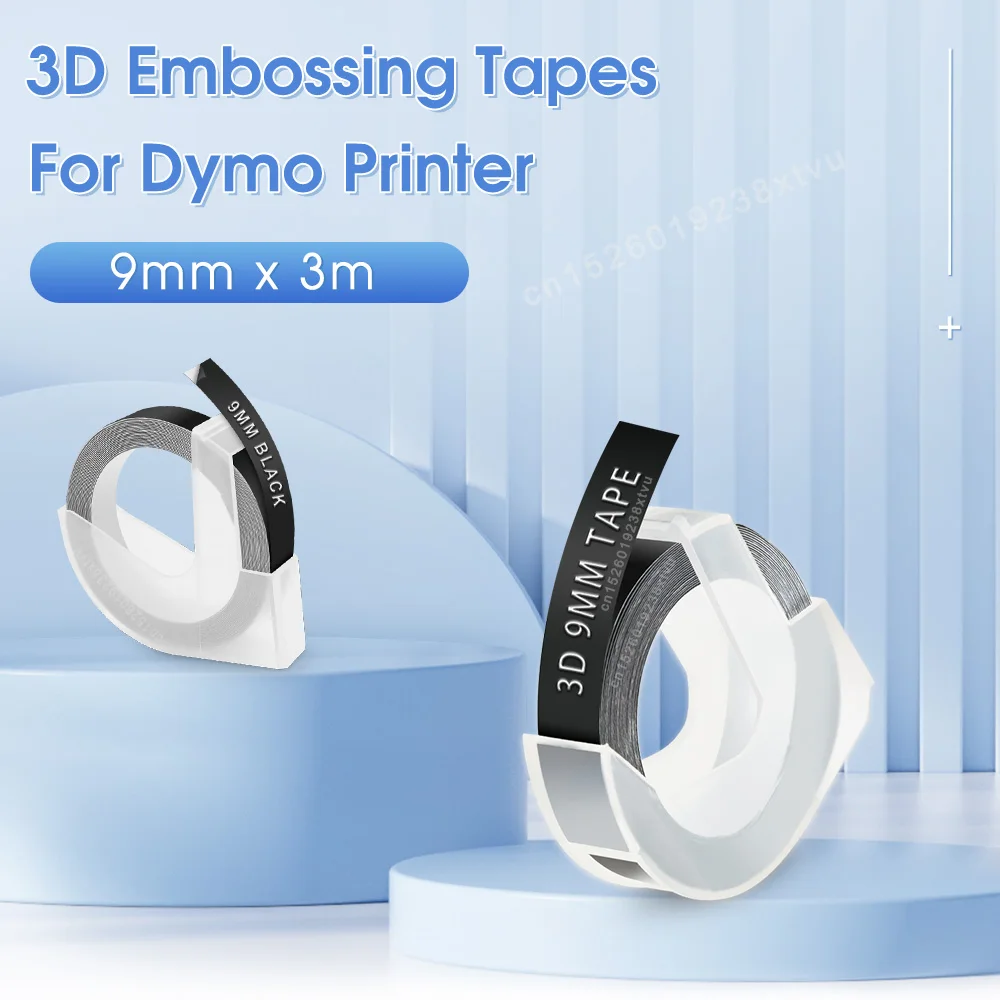 Original DYMO Omega Home Embossing Label Maker OR 3D Embossing Label Tape  9mm*3m