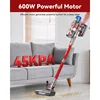 Vistefly Cordless Vacuum Cleaner V15 Pro Max, 600W 45Kpa 70 Mins Self-Standing Stick Vacuum with Touch Screen, Double Dust Cup 4