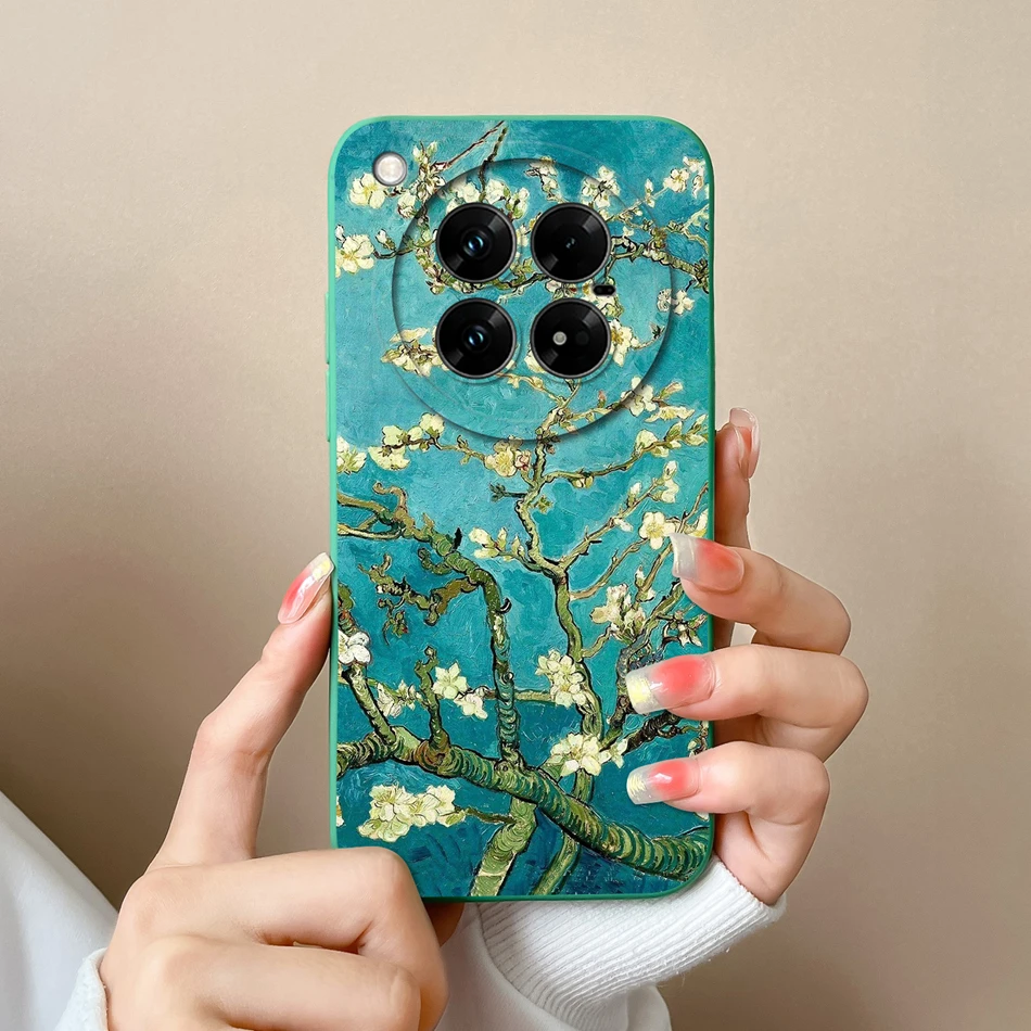 Coconut Tree Soft Liquid Silicone Phone Case - Full Protection Back Cover