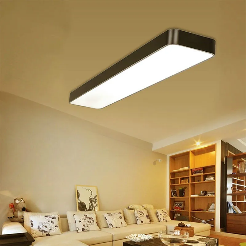 

LED Modern Ceiling Light Lamp dimmable Surface Mount Flush Panel Rectangle Lighting Fixture Bedroom Living Room Office 110V 220V