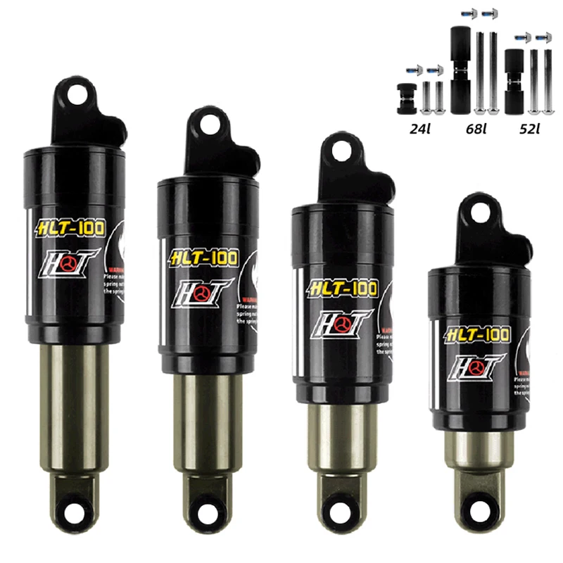 Htl100 Mtb Rear Shock 125/150/165 /185mm Aluminum Alloy Spring Shock Electric Bike Shock Shock
