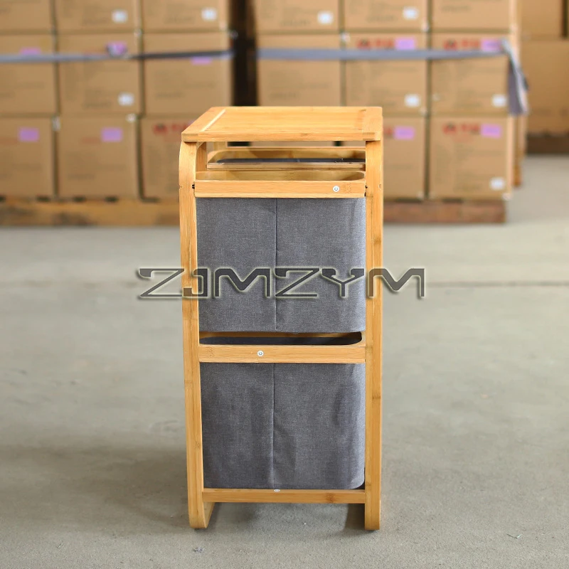 Laundry Basket Foldable Laundry Basket Large Storage Bin with MultiLayer Separation Functional Organizer for Dirty Clothes