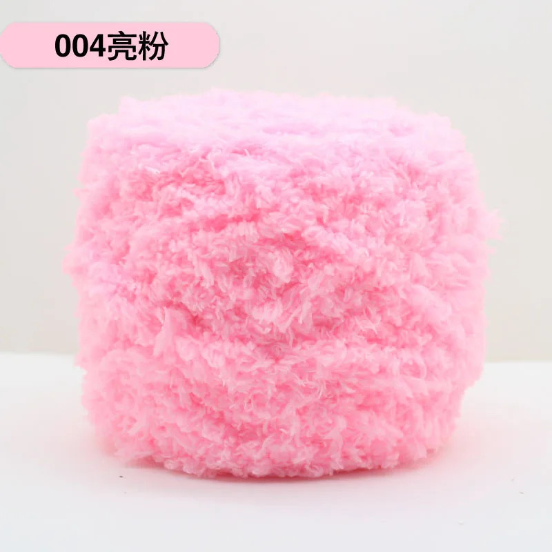 1Pc 100g Velvet Chenille Yarn for hand knitting Super Soft Crochet Yarn DIY line Blanket sweater bag shoes toy 3 strand threads