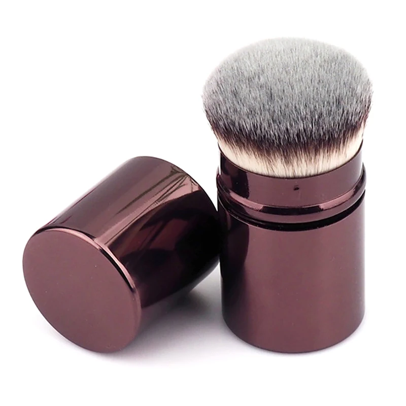 1 Pz Pennello Per Fondotinta Retrattile Portatile Pennello Kabuki Retrattile Fondotinta In Polvere Contorno Pennelli Per Trucco Pennelli Per Trucco