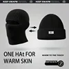 One-Piece Hat, Winter Men's Balaclava, Knitted Woolen Hat, Windproof and Cold-Proof Hood, Mask, Warm and Cold Hat 1
