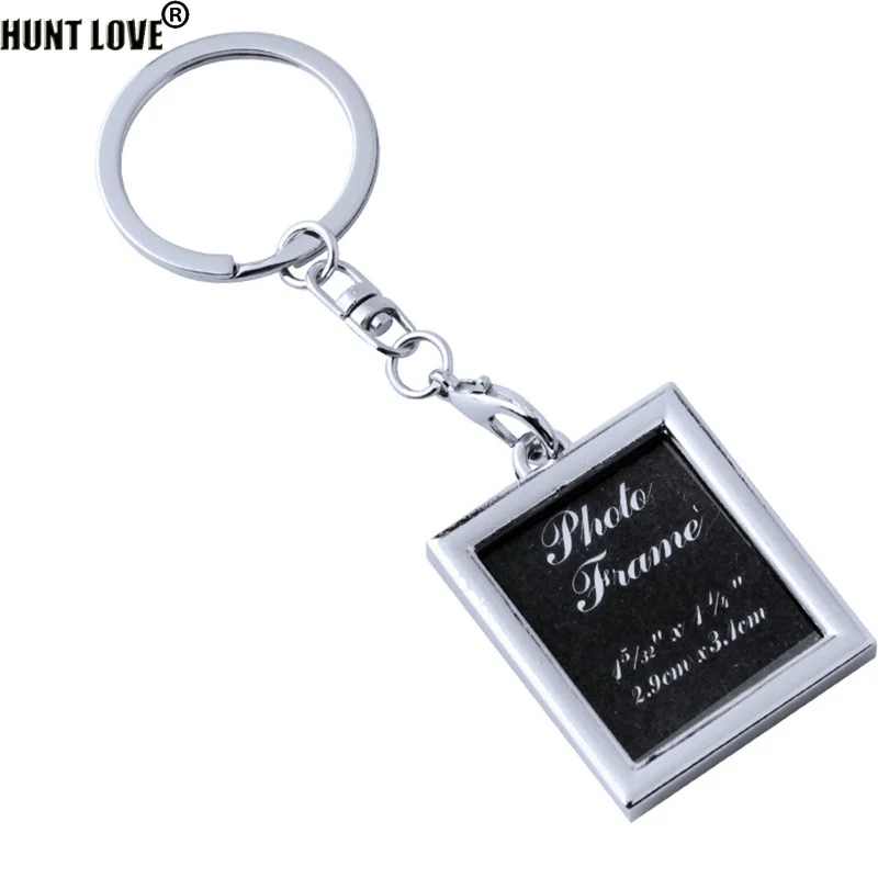 

Photo Keychain 7 Designs Mini Creative Metal Alloy Heart Square Round Oval Insert Photo Picture Frame Keyring Llaveros Keychain