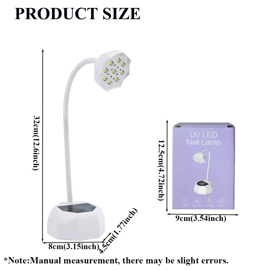 충전식 네일 램프 UV LED 네일 건조기 자동 감지 터치 컨트롤 네일 램프 빠른 건조 네일 라이트 네일 도구