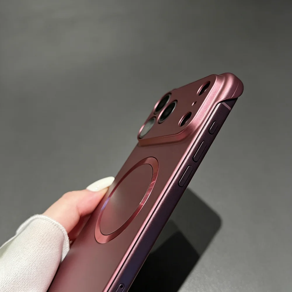Enhanced Metal Color Frameless Charge Case - AG Matte Hard Slim Cover