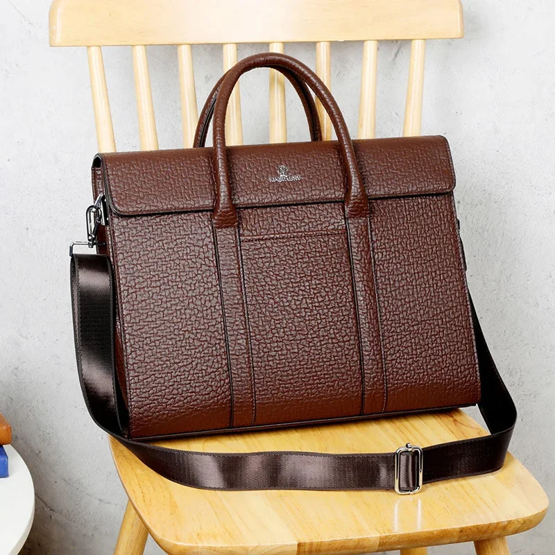 new-business-genuine-leather-men's-briefcase-retro-laptop-large-capacity-documents-handbag-male-daily-shoulder-bag