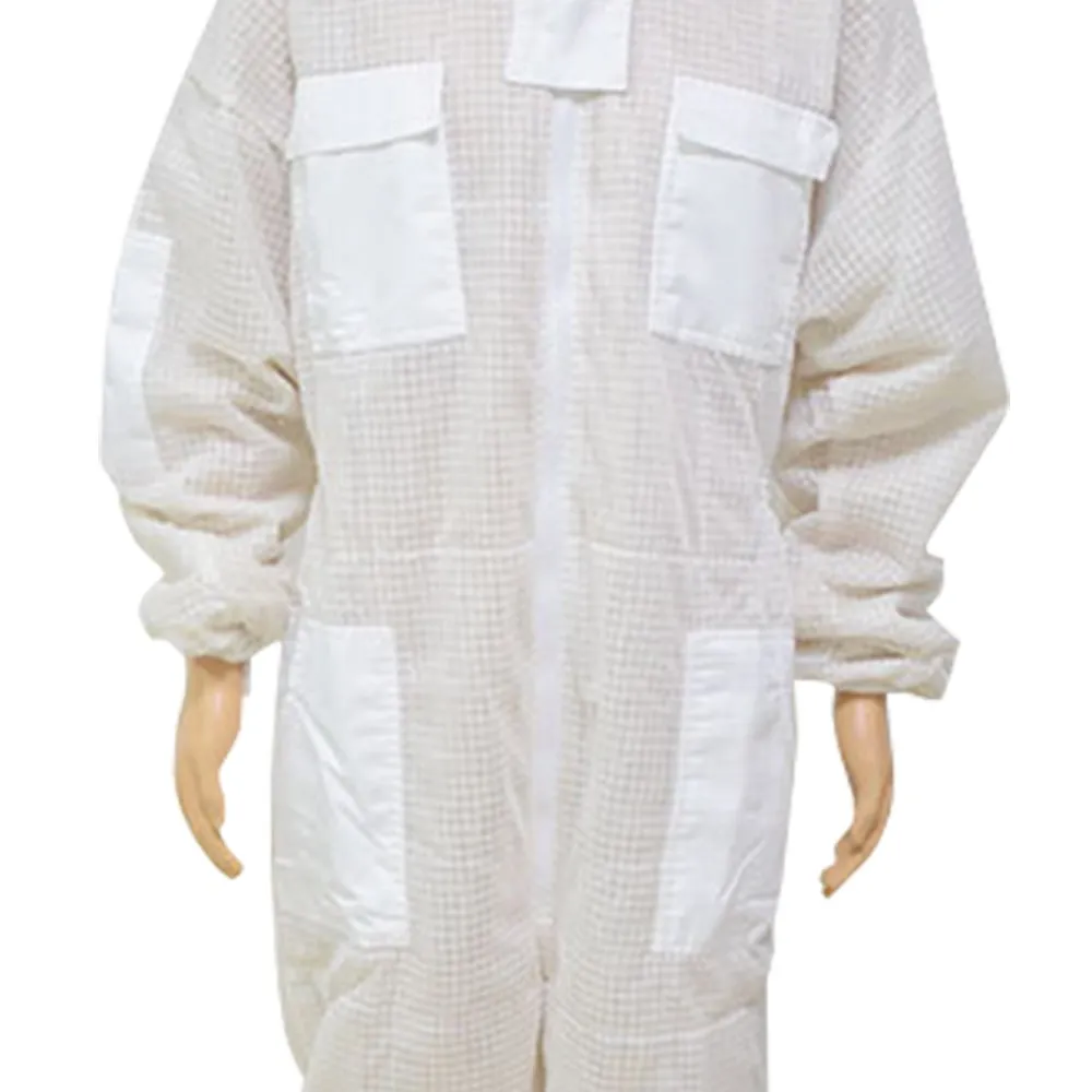 Beekeeping Clothing Suit Full Body 3 Layer Ventilated Bee Protection Suit Veil Hat Clothes Beekeeper Supplies