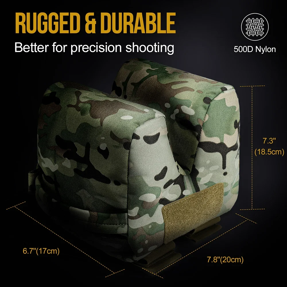 Borsa da tiro da caccia Gun Rest Target Sports Shooting Bench Gun Mount per fucili Sniper Gun Airsoft accessori per la caccia - immagine 5