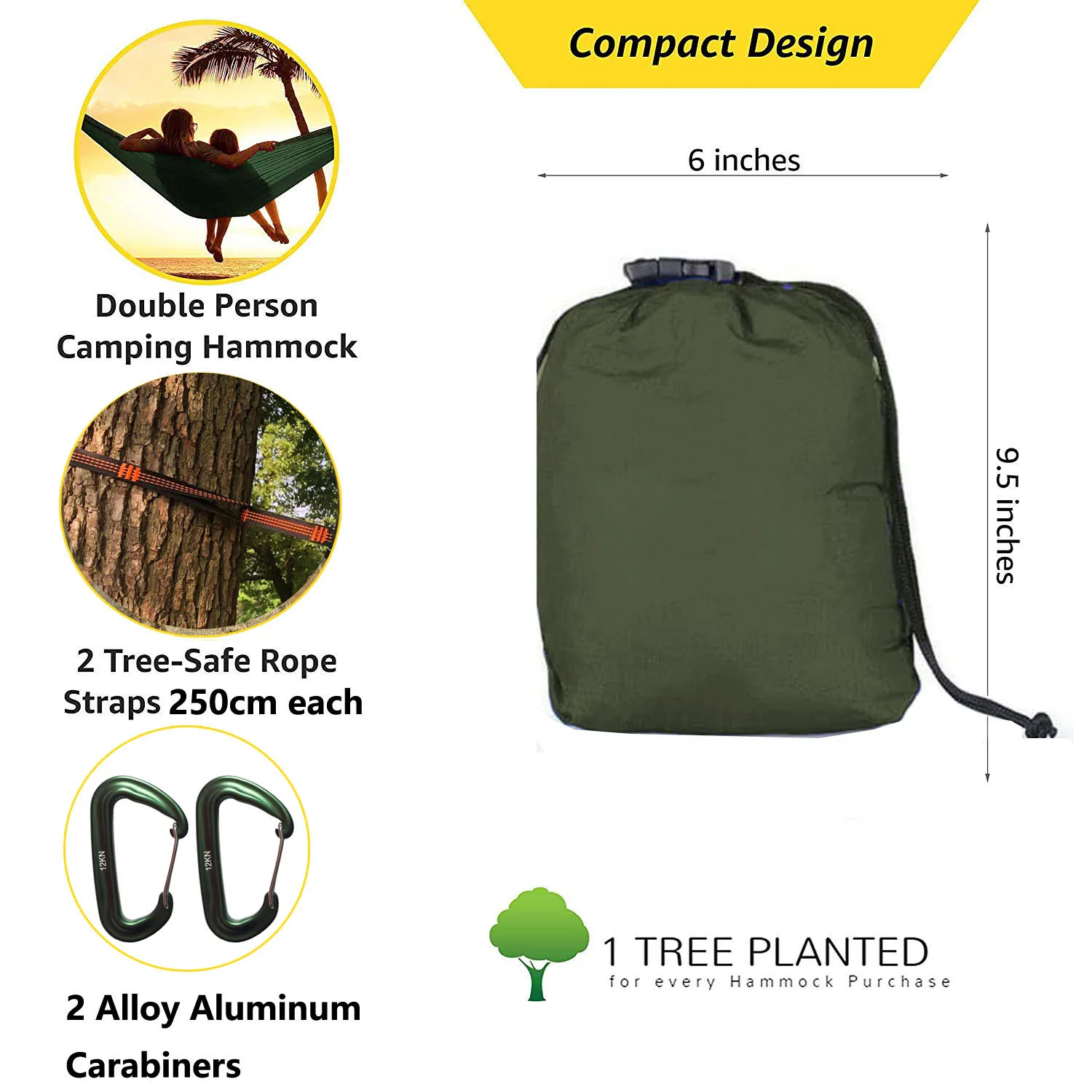 Parachute Hammock Camping Survival garden swing 2-3 Person Portable outdoor hammock swing camping hammock For outdoor furniture
