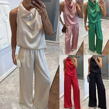 Summer Women Casual Satin 1
