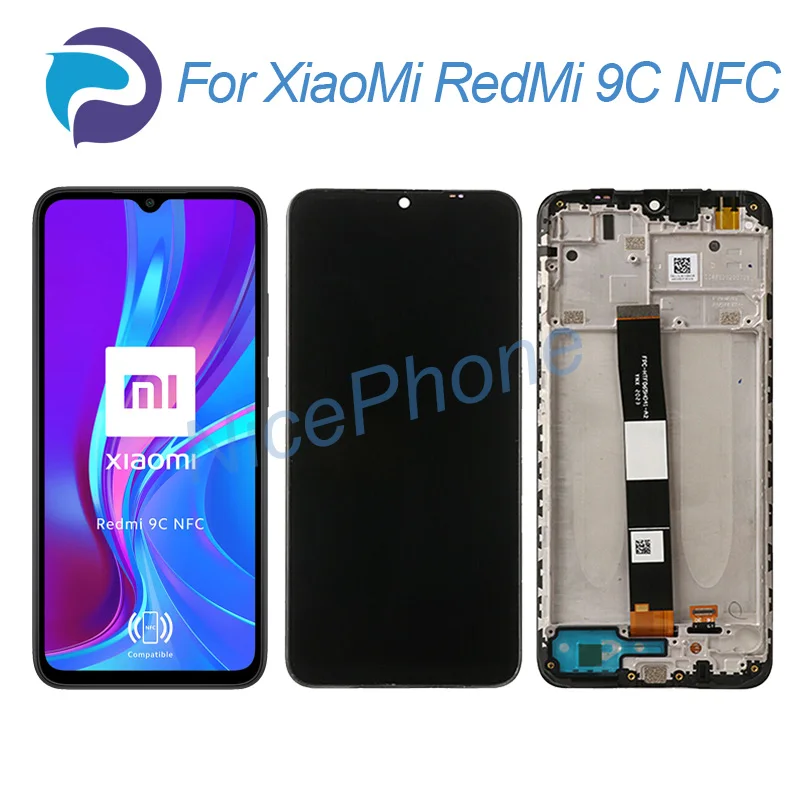 Per Redmi 9C Schermo Lcd Nfc + Display Digitalizzatore Touch 1600*720 M2006C3Mng Redmi 9C Schermo Lcd Nfc