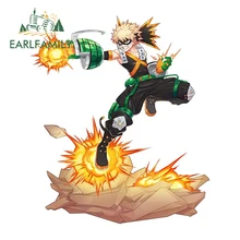 EARLFAMILY – autocollants de voiture Bakugou, 13x11cm, pour My Hero Academia, Cool, JDM RV, VAN, ordinateur portable, réservoir d'huile, accessoires de voiture
