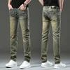 Jeans Mens Denim Pants Slim Fit Retro Stretch 2023 Winter Autumn Trousers for Man Streetwear Moto Biker Jeans High Quality 4