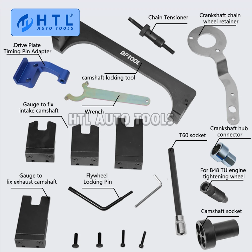 Juego de Herramientas de sincronización de motor para BMW, Unidad de sincronización de árbol de levas, Kit de instalador y removedor, B38, B48, B58