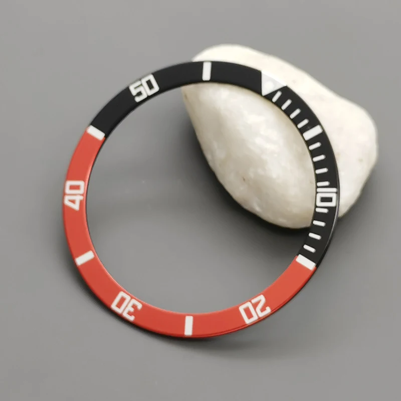 Aluminium Fashion Flat Watch Bezel Insert