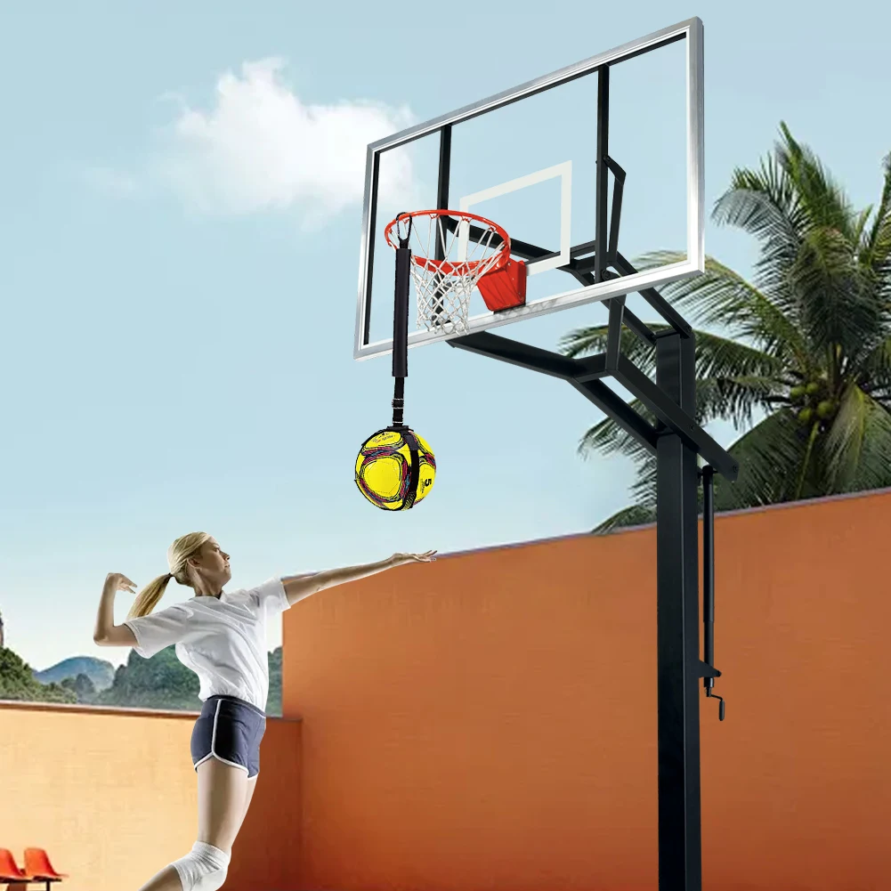 Volleyball Spike Trainer Volleyball Practice Trainer Adjustable Attack with Carabiner for Arm Swing Mechanics