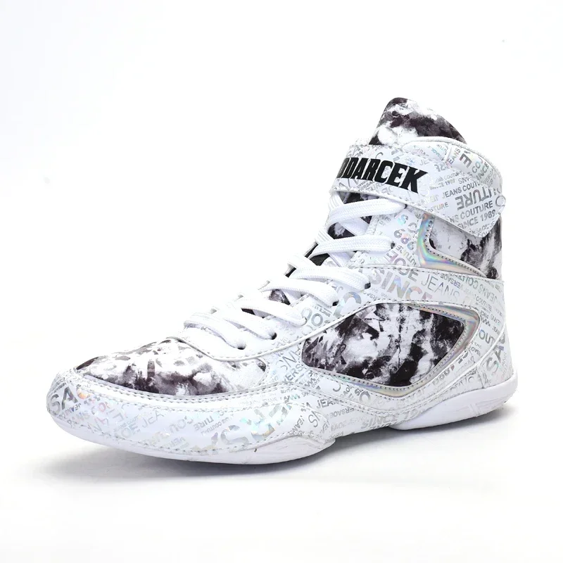 New Boxing Shoes Men Women Flighting Boots for Men Women Light Weight Wrestling Sneakers Anti Slip Wrestling Shoes