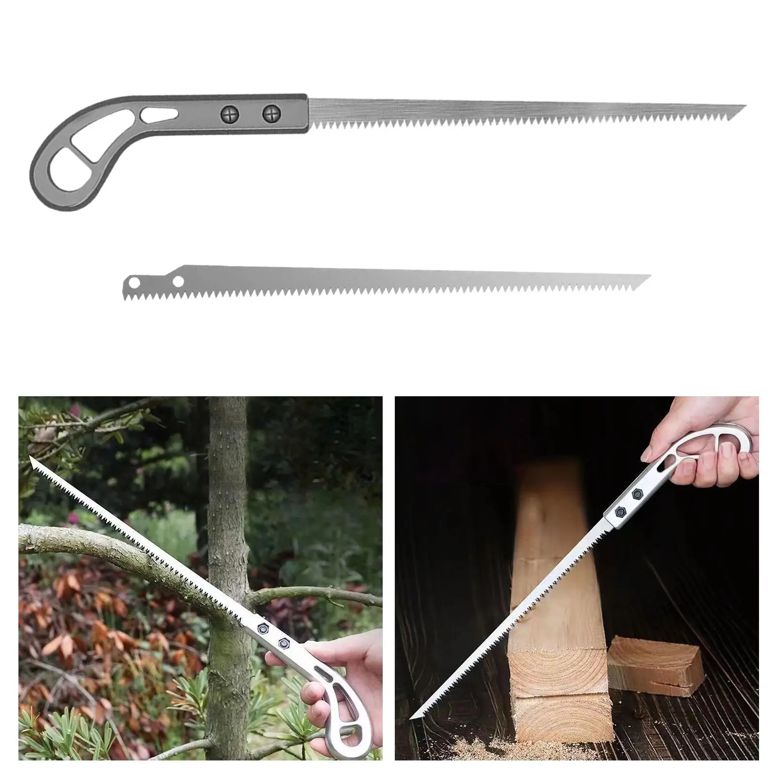 Dry Wood Pruning Saw Heavy Duty Household Tools Hand Saw Woodworking Saw for Gardening Hiking Backpacking Landscaping Camping 5