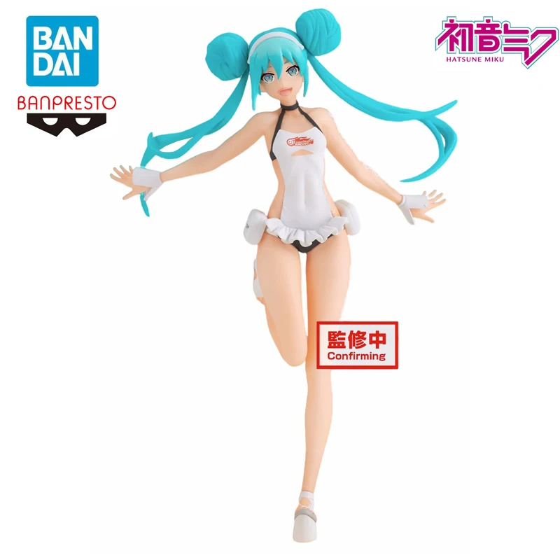 

Оригинальная фигурка героя мультфильма BANDAI Banpresto Hatsune Miku VOCALOID Miku Hot Girl, 16 см, аниме, игрушка в подарок для девочки