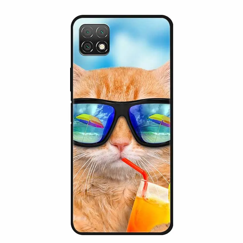 Marble Soft TPU Silicone Phone Case with Fashionable Cartoon Design