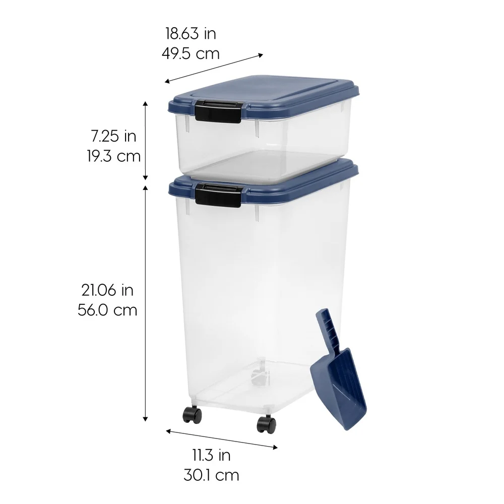 Airtight Pet Food Container Set 3