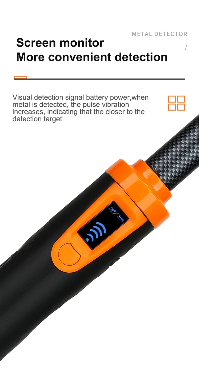 Pulse Indication Waterproof Handheld Metal Detector HS Series High Sensitive Underwater Pinpointer Portable Gold Metal Finders