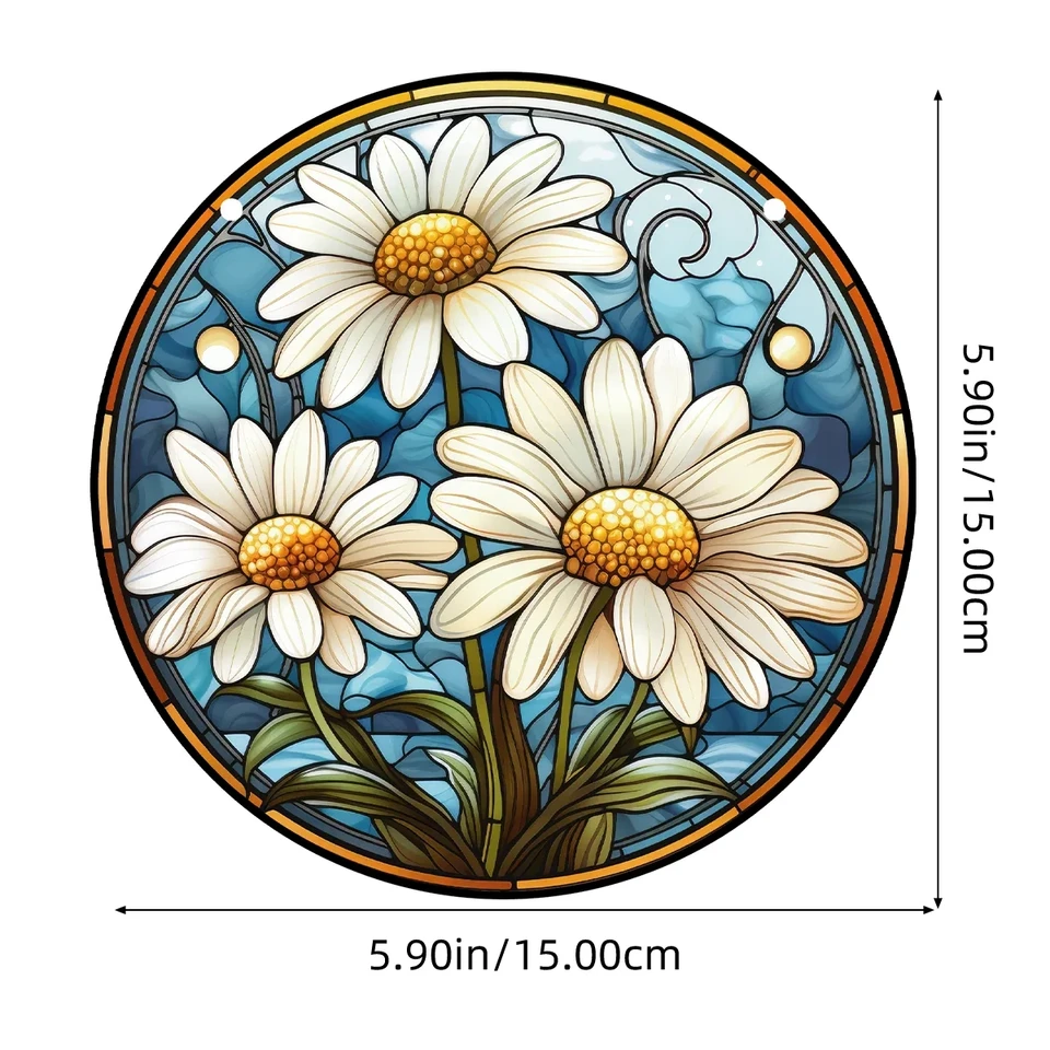 2 Pezzi Fata dei Fiori in Acrilico da Appendere per Finestra,Decorazione per Finestra in Acrilico Fata Elfo, Decorazioni per le Vacanze,Decorazioni di Natale,Regalo per Ragazze,Mamma (Stile-C