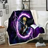 Anime blanket Naruto print Plush Throw Blanket Sherpa Fleece Bedspread Blanket Keep warm in autumn and winter wool soft Blanket 1
