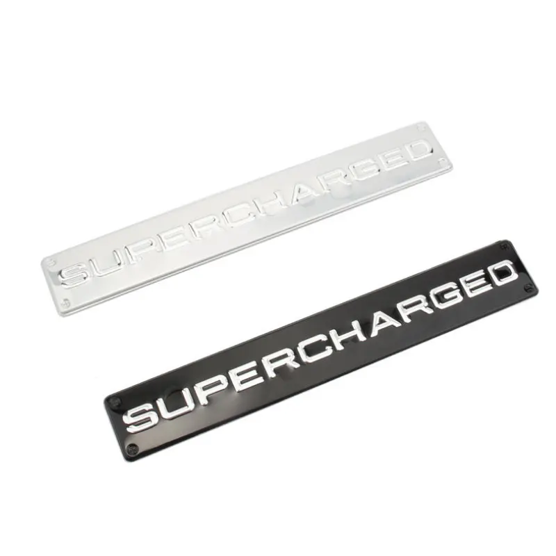 

SUPERCHARGED Car stickers for Land rover Range Rover modification pressure sticker decoration label car accessories universal
