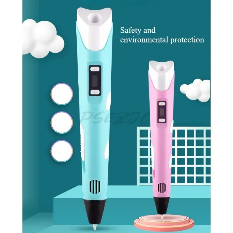 3D Printing Drawing Pen Professional Students Use 3D Graffiti PLA Consumables Pen Set Hot Melt