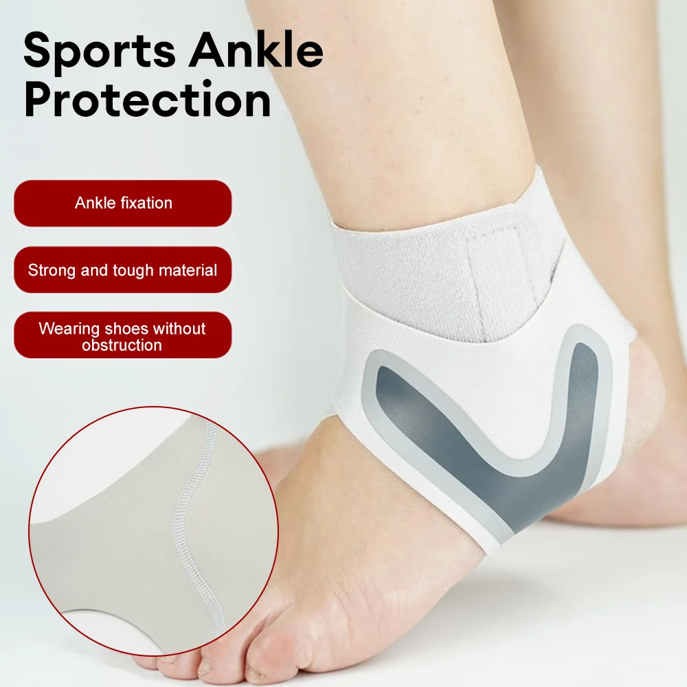 

1 PC Sport Ankle Stabilizer Brace Compression Ankle Support Tendon Pain Relief Strap Foot Sprain Injury Wraps Running Basketball