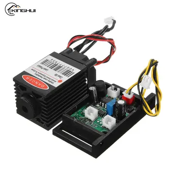 초점 가능한 적외선 IR 레이저 다이오드 도트 모듈, 12V + TTL + 팬 냉각 레이저 모듈, CNC 조각 기계용 DIY 키트, 500mw 808nm