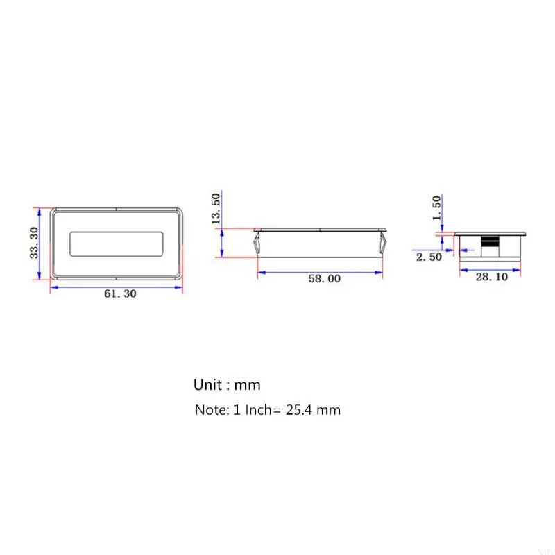 X4YD Lithium Battery Capacity Tester Meter Electric Motorcycle Scooter Battery Testers Tools Easy to Install