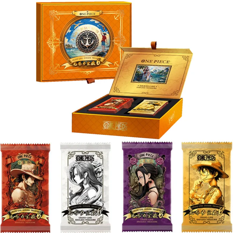 

New One Piece Card Endless Treasure 6 Monkey D. Luffy Roronoa Zoro Vinsmoke Sanji Nami Anime Character Collection Card Toy Gift