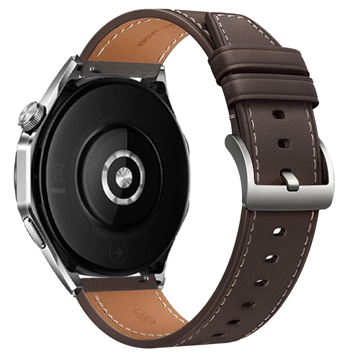 Leather Strap Watchband, 22mm/20mm - Premium Smartwatch Wriststrap Bracelet