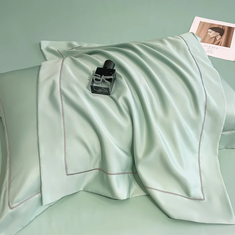 2 Stück Kissenbezug Seidiger Satin Haarpflege-Kissenbezug Komfortabler Kissenbezug Wohndekor Großhandel – Detail 8