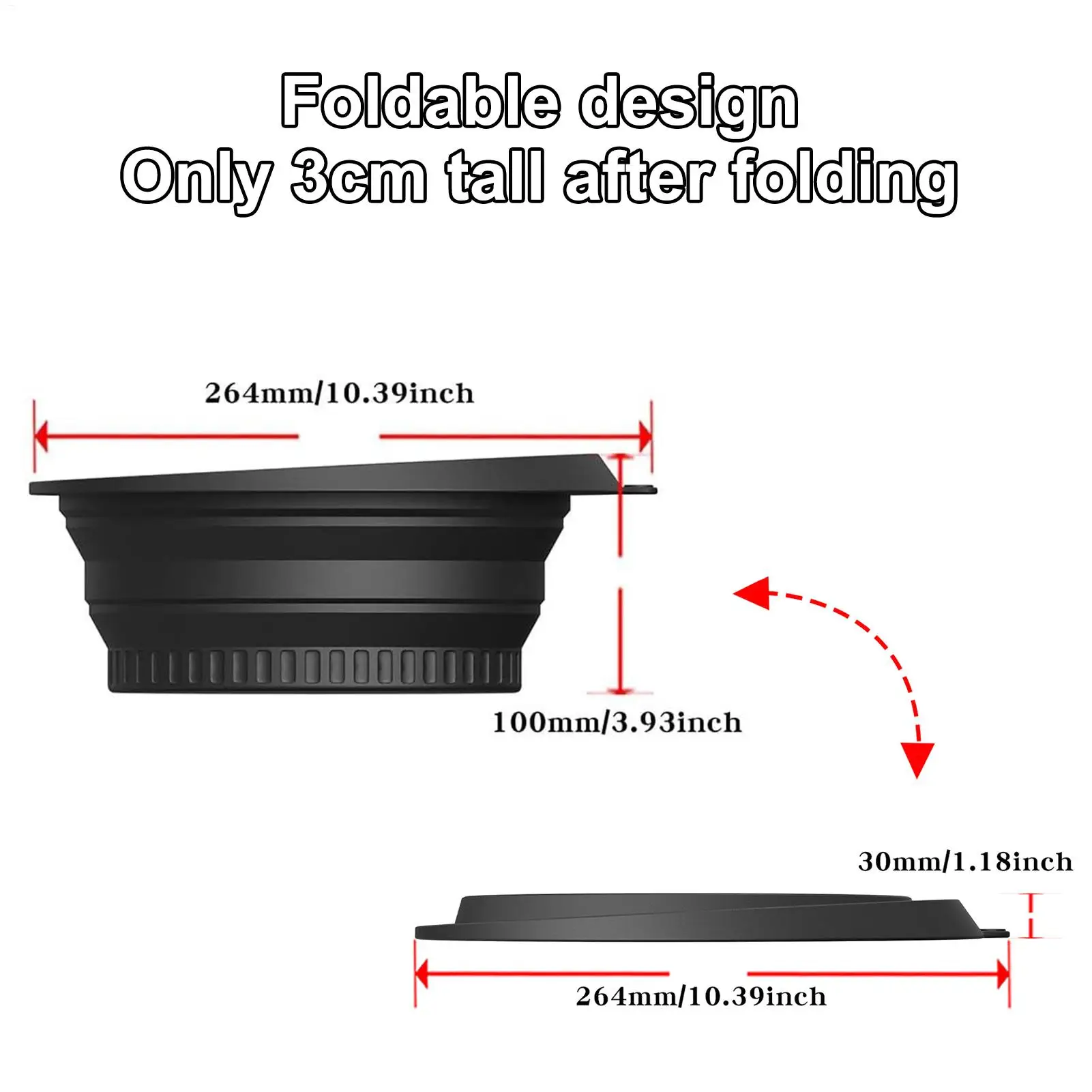 Folding basin Face Plunge Bowl Face Basin Facial Roller Silicone Reusable Washing Basin For Ice bath Skin Care Kitchen Spa
