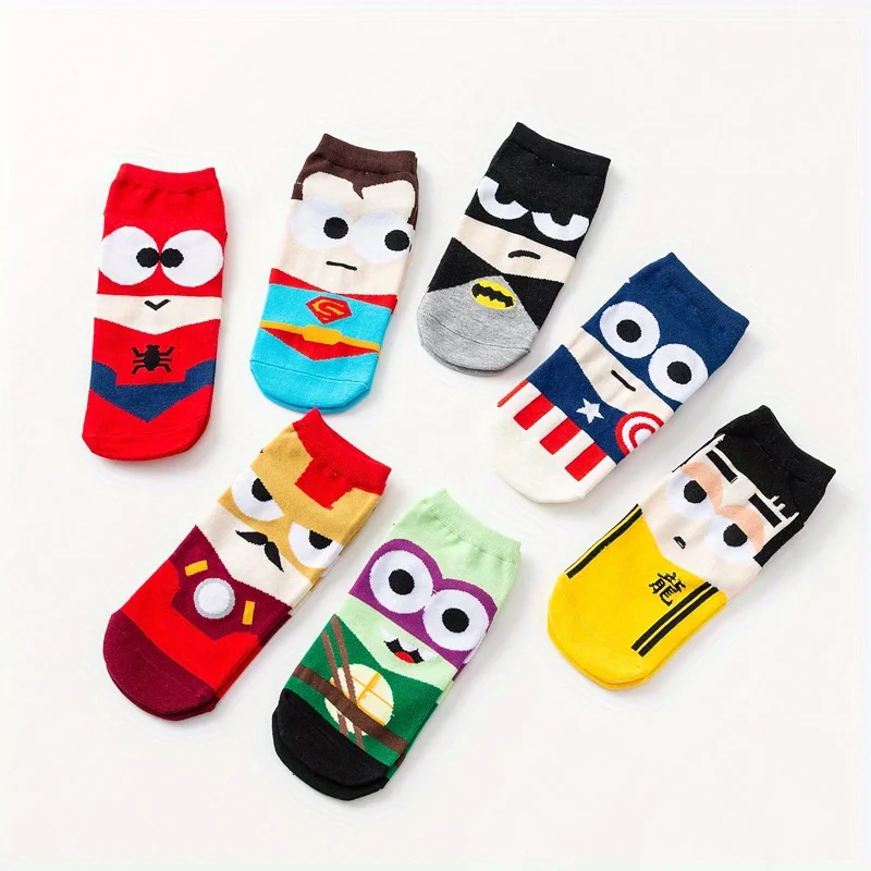 1 Pair of Cartoon League of Legends Boys Boat Socks