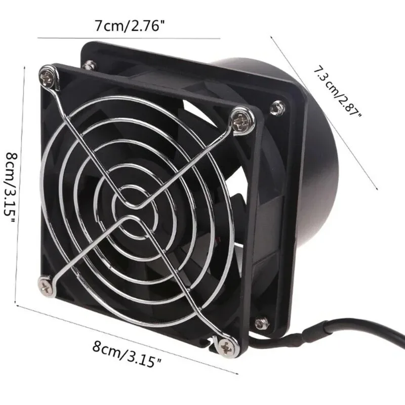 Exhaust Fan Air Ventilator Metal Pipe Ventilation Exhaust Fan Mini Extractor Fan